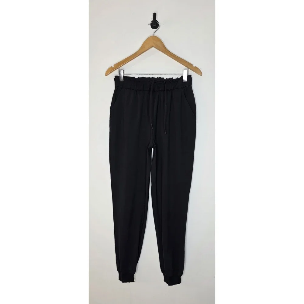 Lululemon Keep Moving Jogger Women's Size 6 High-Rise Black Luxtreme Stretch
